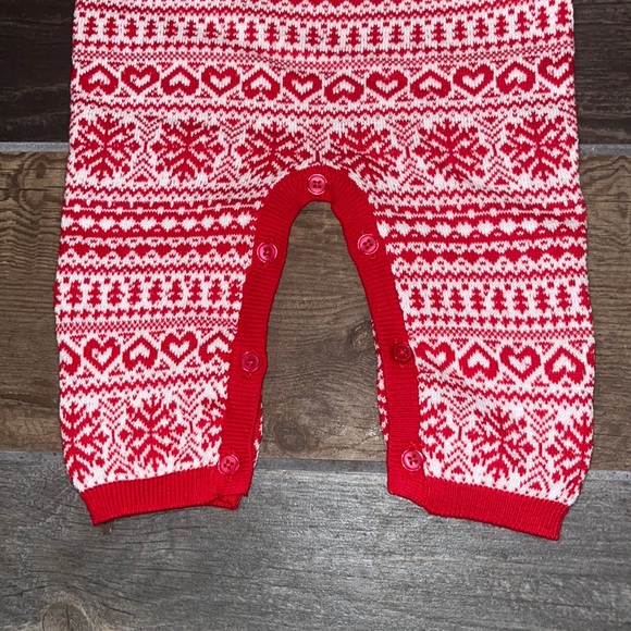 Max Studio Baby Fair Isle Knit Romper With Hat NWT - Picture 3 of 3